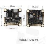 Original FOXEER F722 V4 RC Drone Flight Control MPU6000 With 4-8S Reference Barometer and Double BEC Plastic Material Accessory